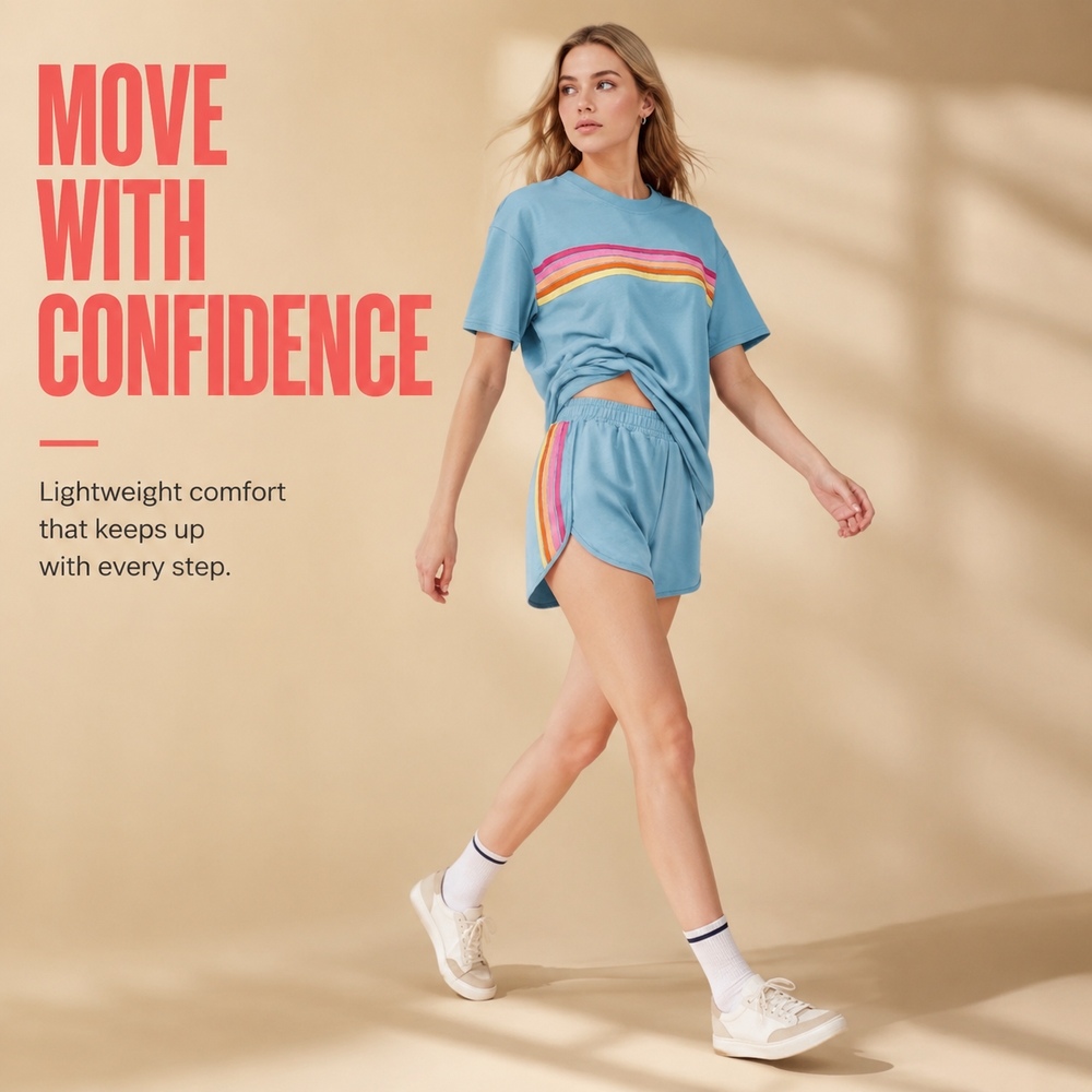 Vintage Fashion T Shirts - Ensemble de survêtement 2 pièces pour