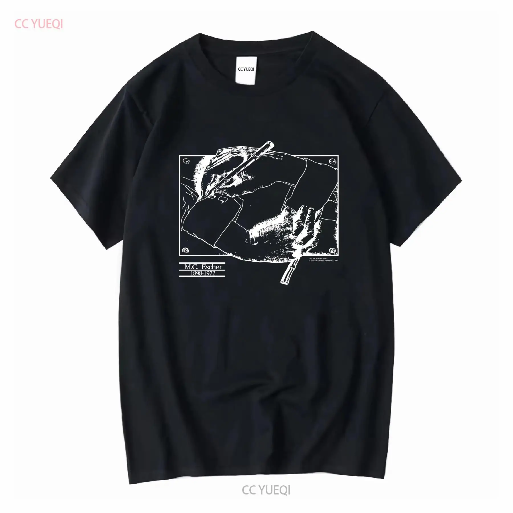 Vintage Fashion Art - Vintage 1990 MC Escher t-shirt hommes
