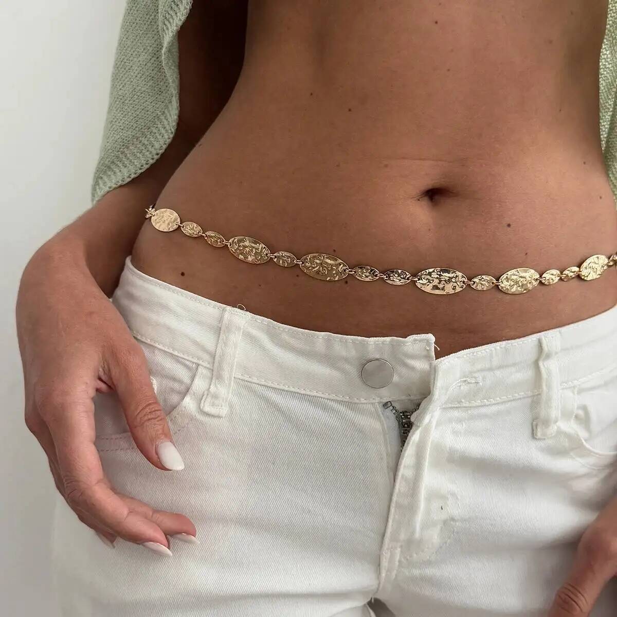 Vintage Fashion Trends - IngeSight.Z Chaîne de taille vintage simple