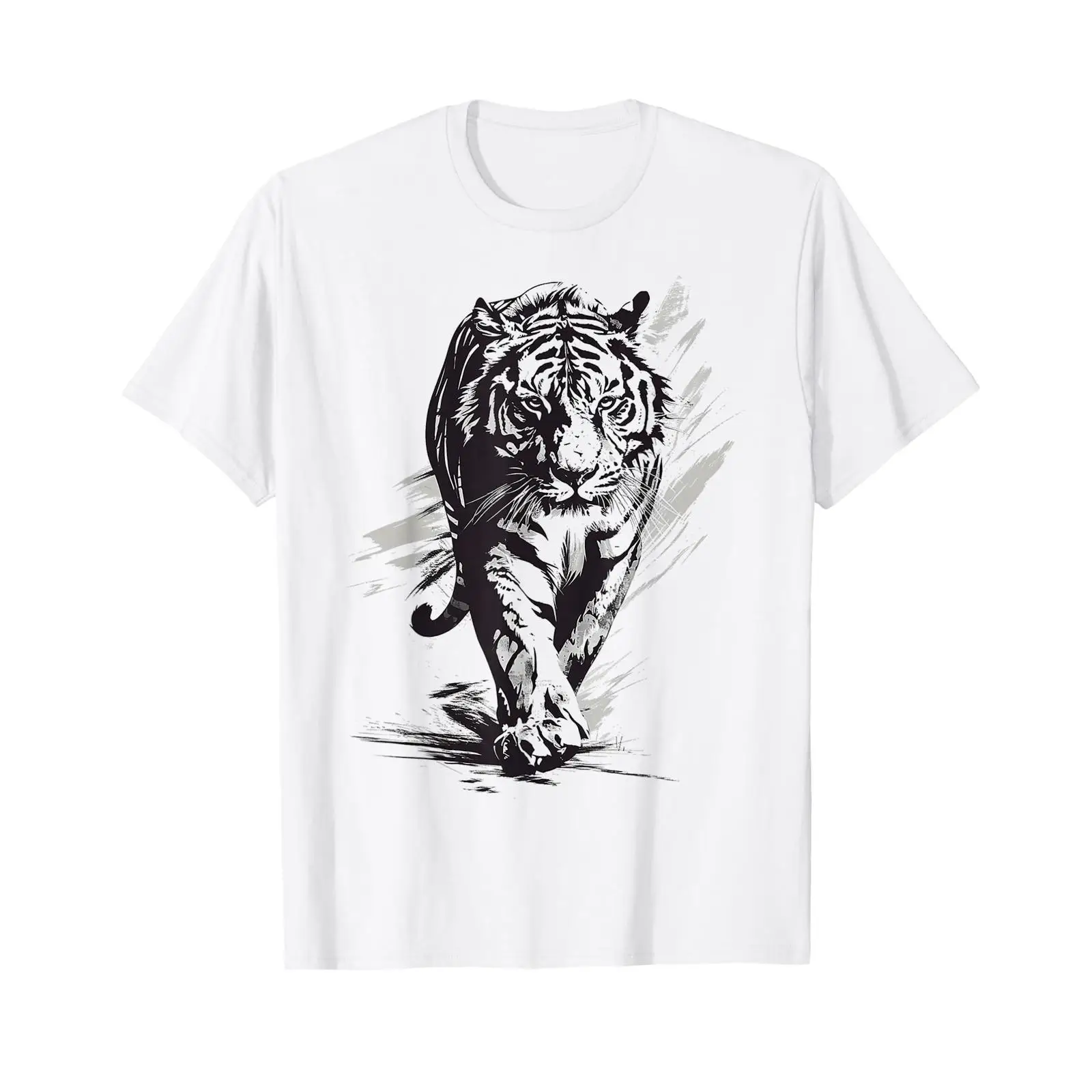 Vintage Fashion Drawings - T-shirt vintage unisexe avec dessin abstrait