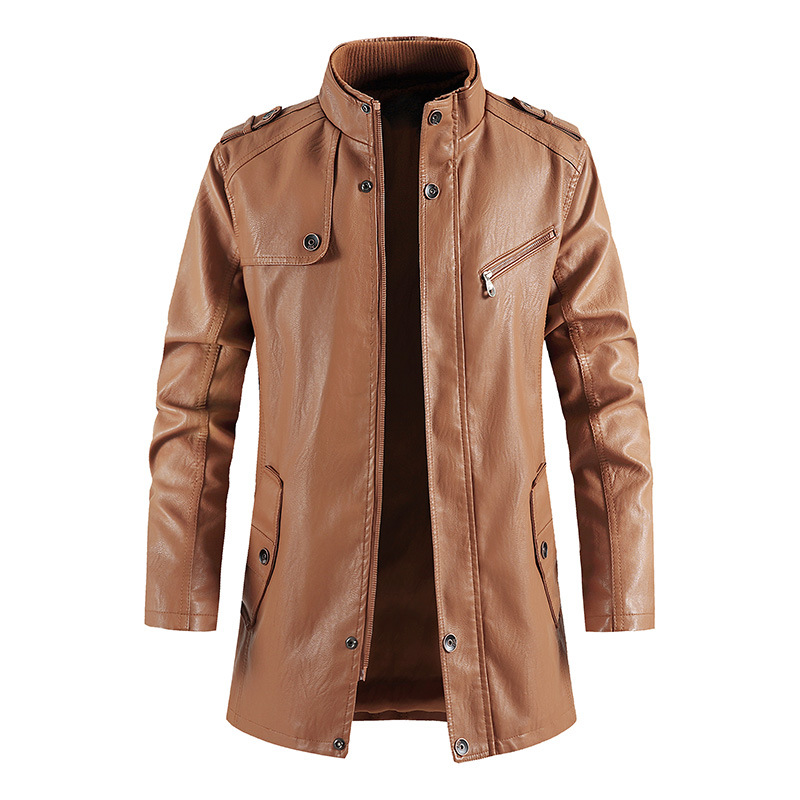 Vintage Windbreaker Nylon - Veste de moto mi-longue en simili