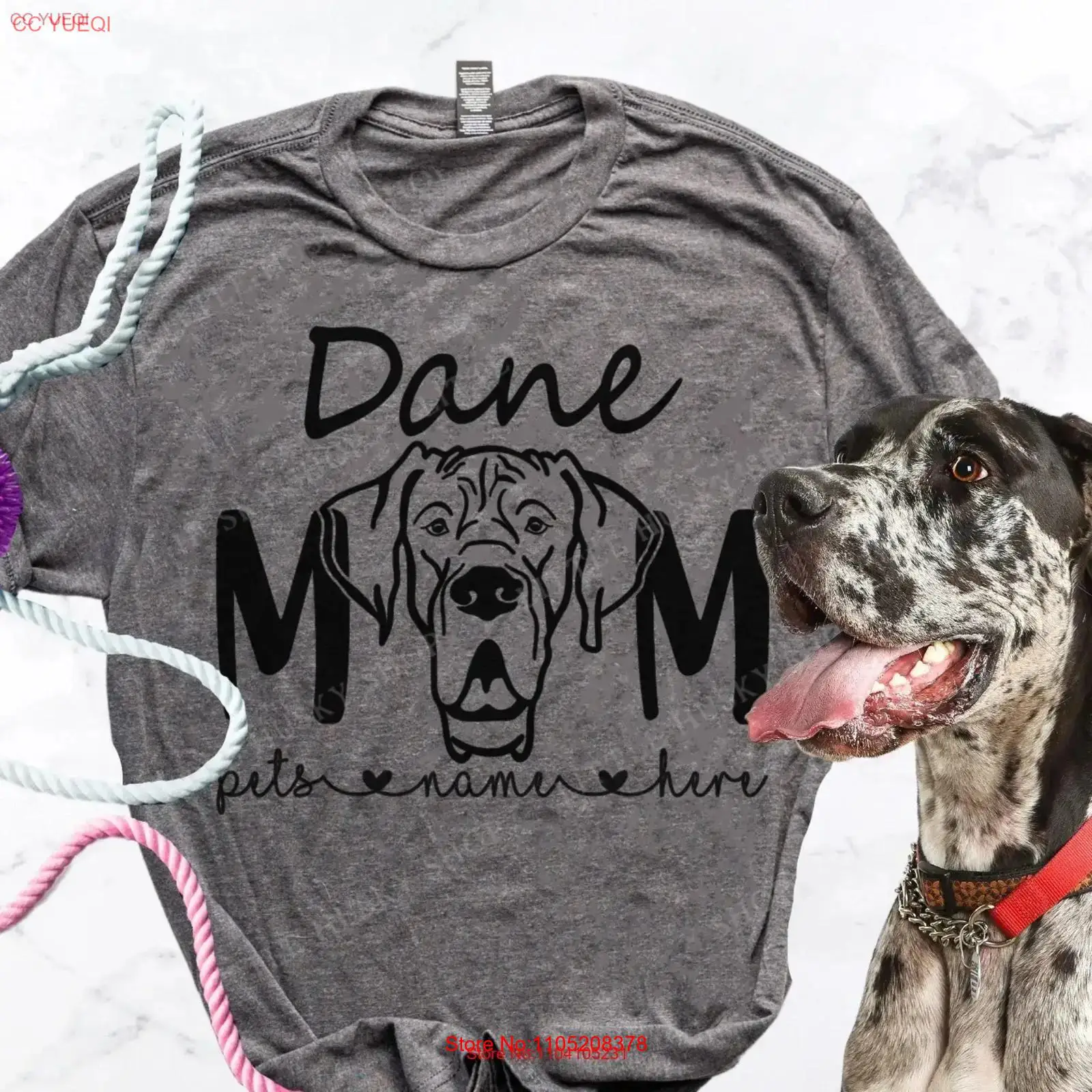 Vintage Fashion Drawings - Dane maman t-shirt avec grand dessin