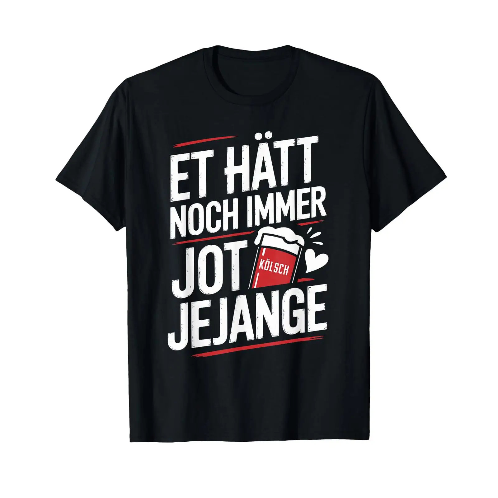 Vintage Fashion Köln - T-shirt avec texte allemand « Et