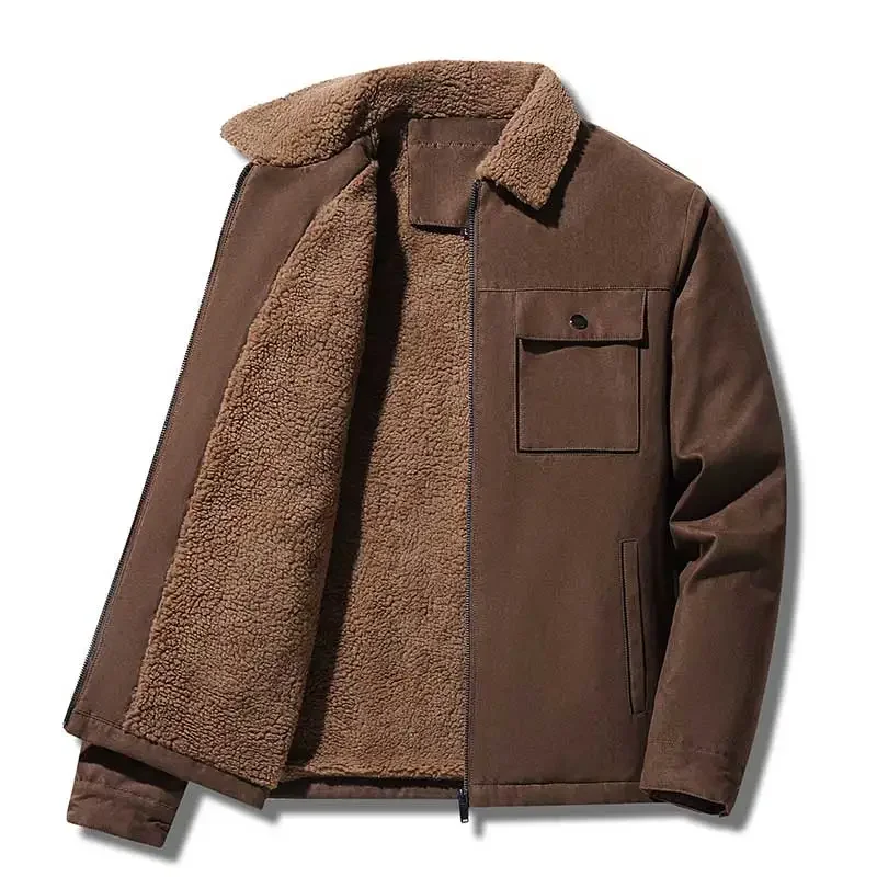 Vintage Windbreaker Nylon - Vestes d'hiver pour hommes en daim,