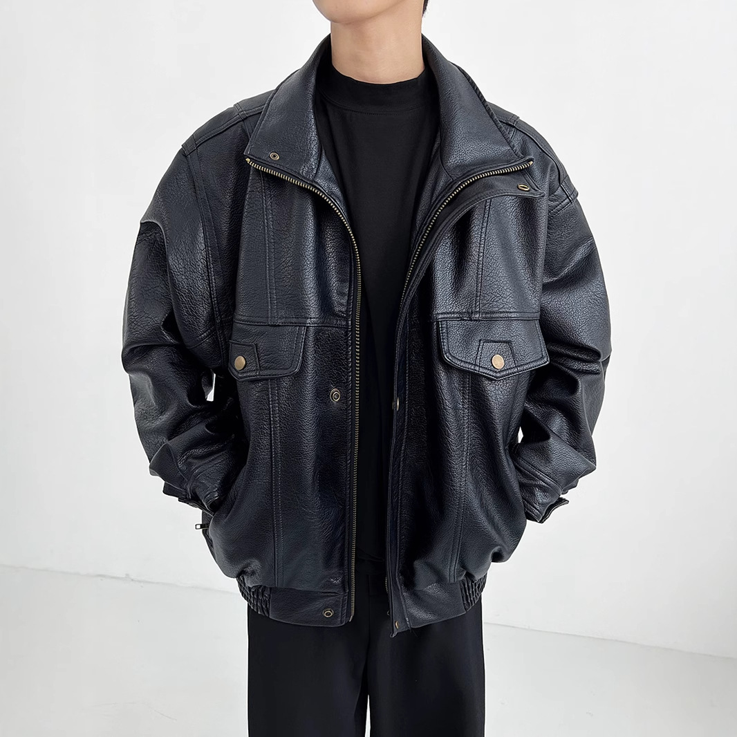 Veste de motard épaisse en cui - Vintage Windbreaker Nylon avis et prix