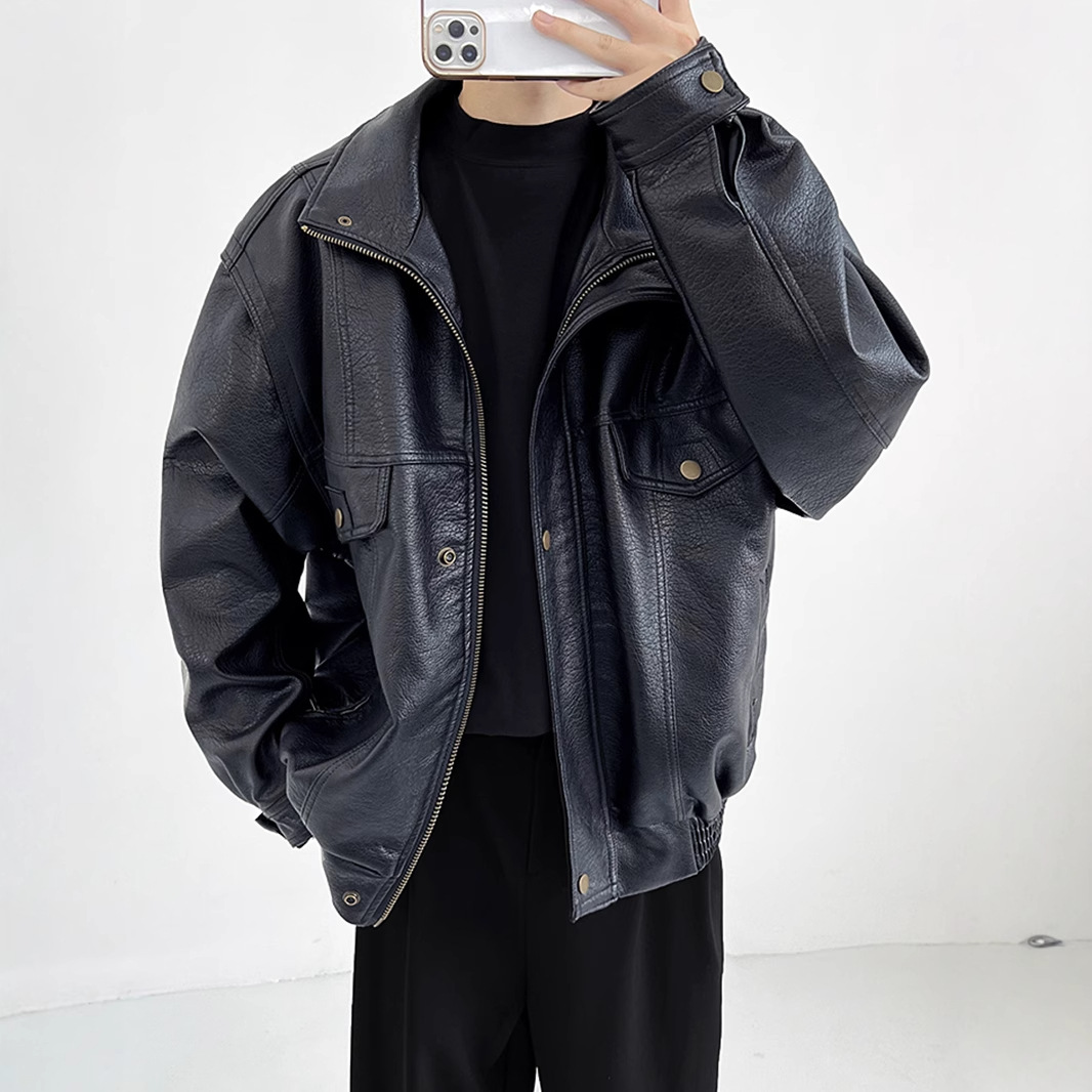 Veste de motard épaisse en cui - Vintage Windbreaker Nylon avis et prix