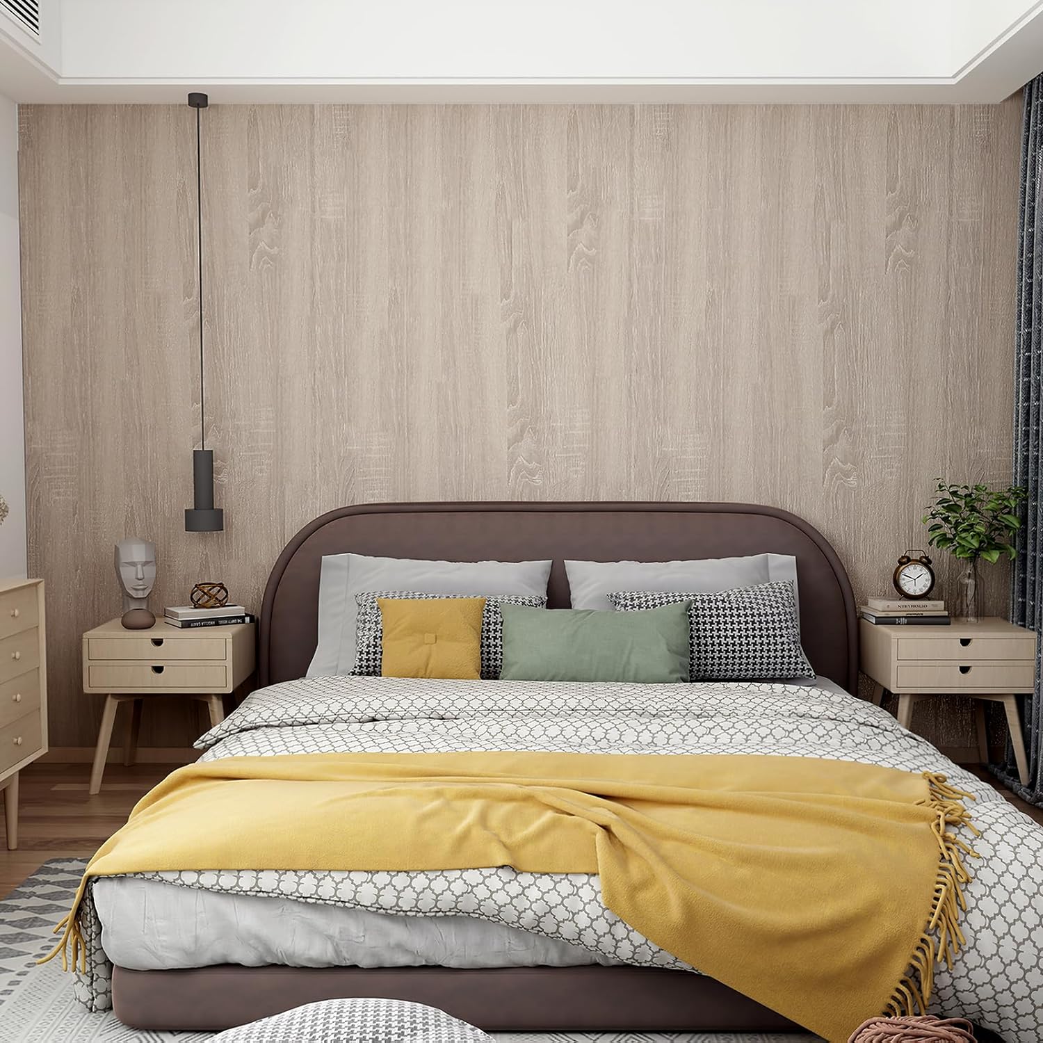 Autocollant mural en vinyle im - Vintage Fashion Wallpaper avis et prix