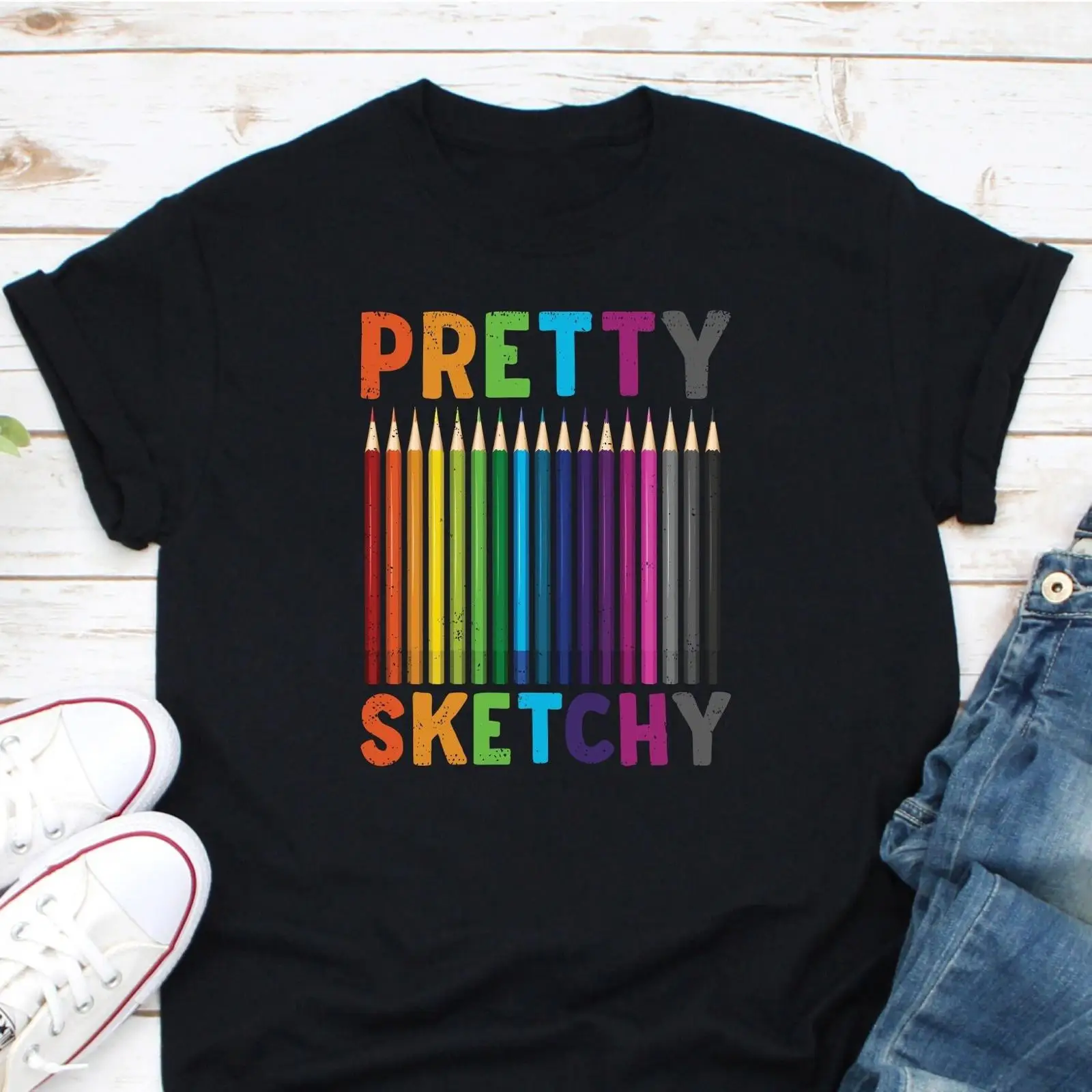 T-shirt drôle et original avec - Vintage Fashion Drawings avis et prix