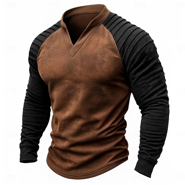 Chemise Henley vintage délavée - Vintage Fashion Mens avis et prix