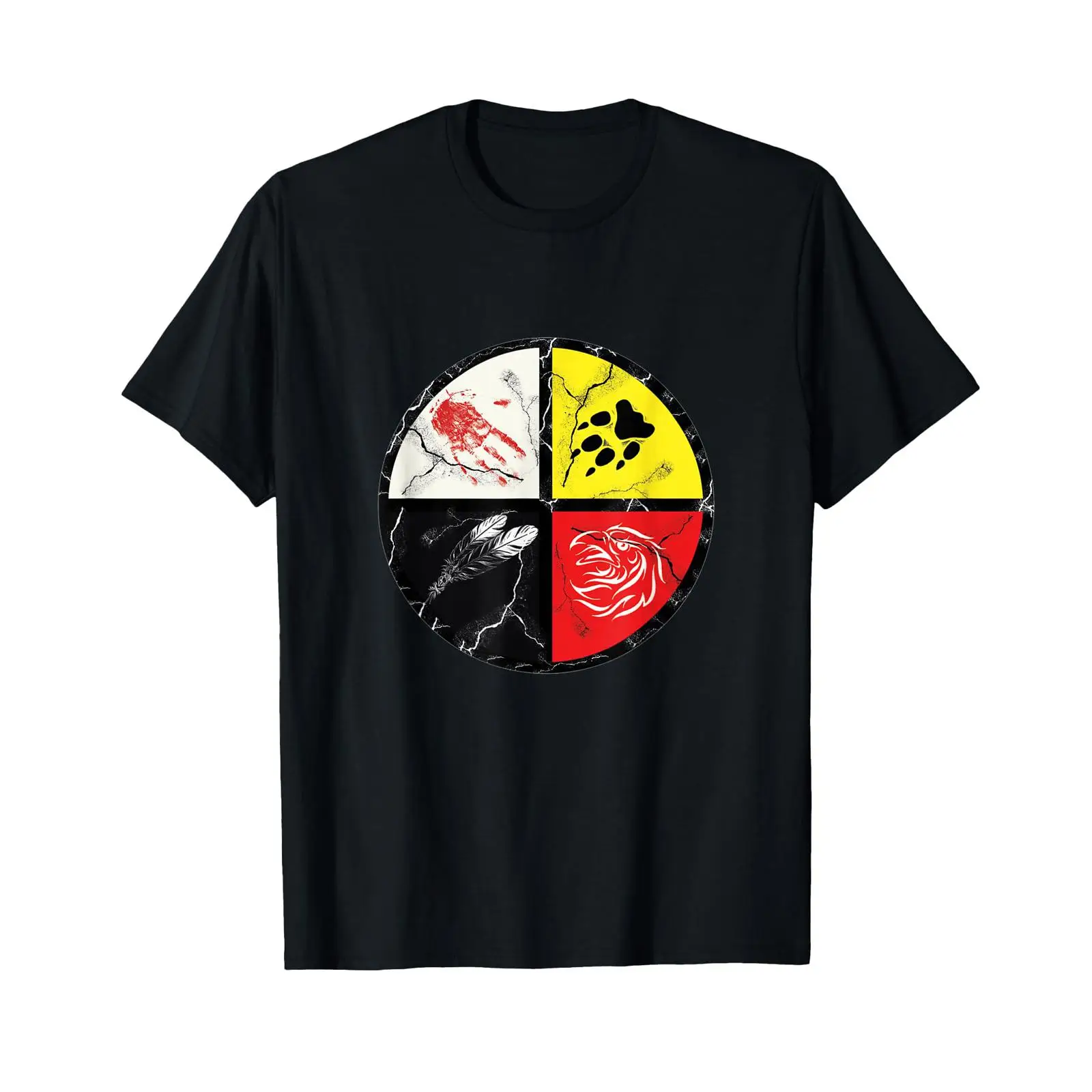 T-shirt roue de la médecine in - Vintage Fashion Wheel avis et prix