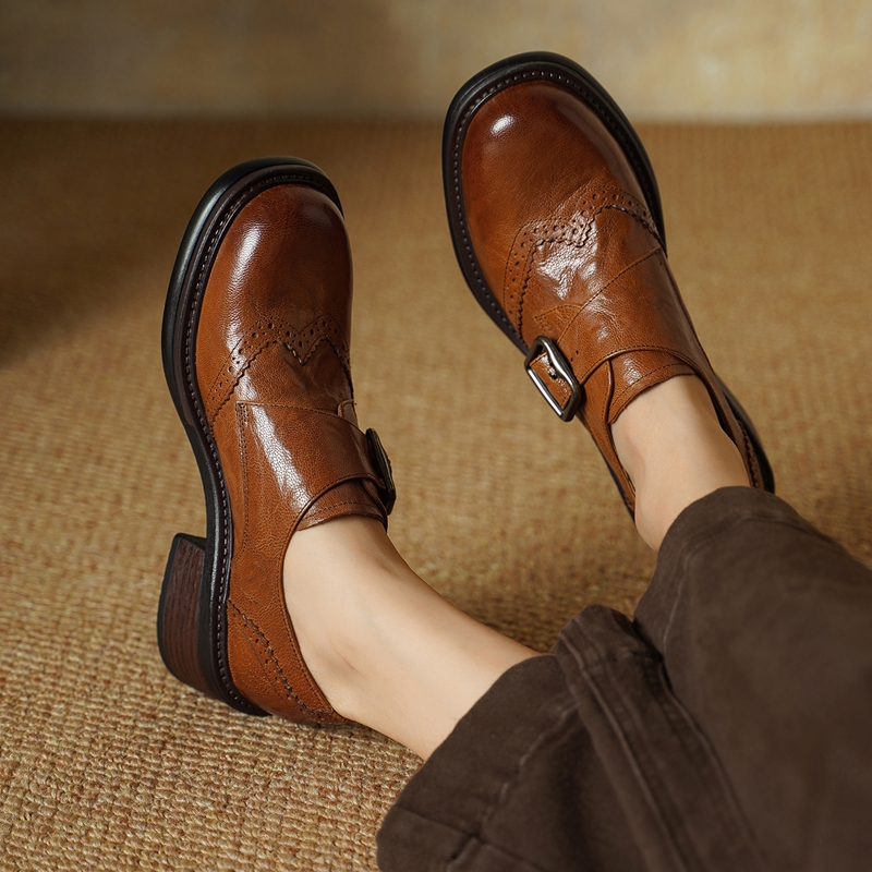 Nouvelles Chaussures Brogue à  - Vintage Fashion Ladies avis et prix