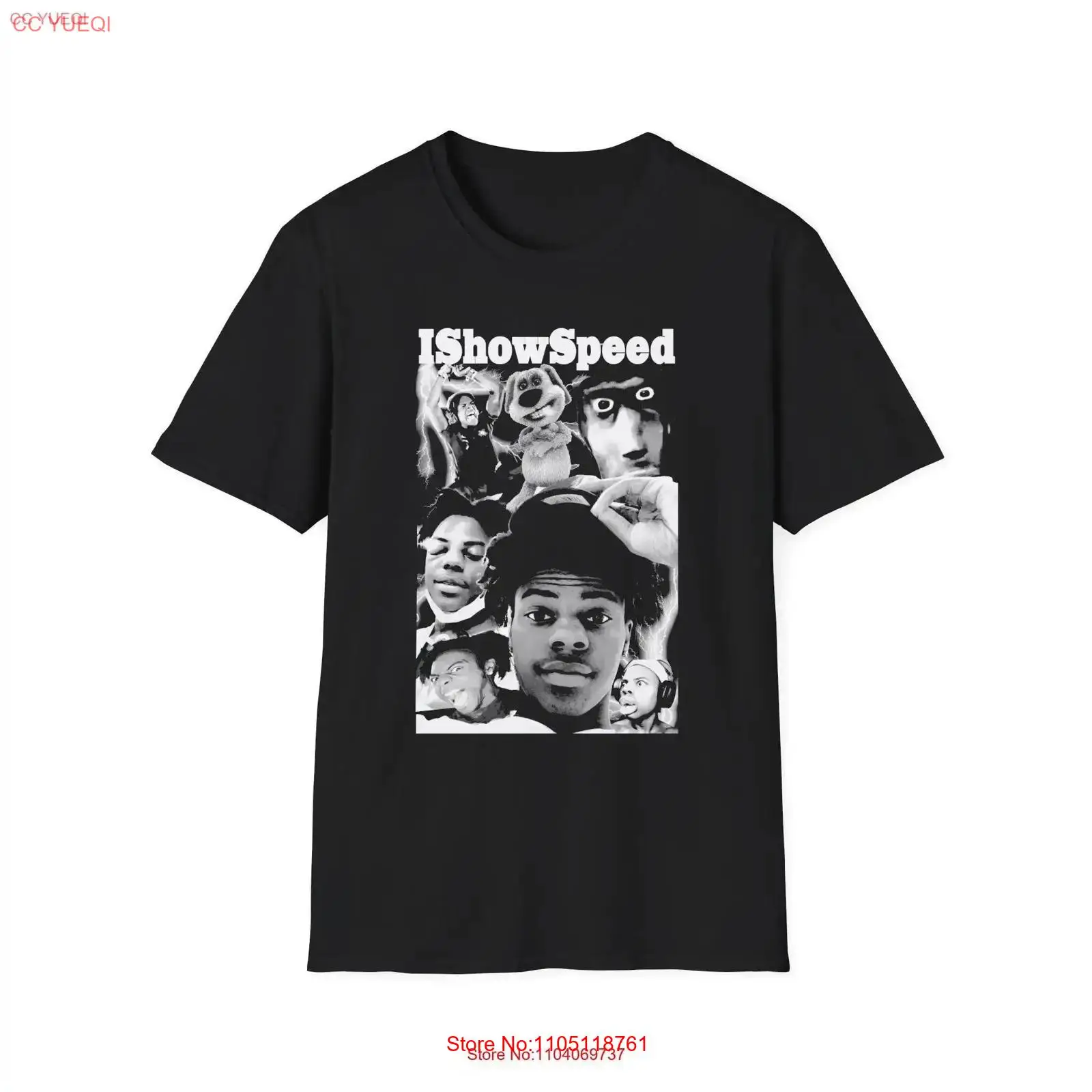IShowSpeed t-shirt Merch Fan B - Vintage Fashion Youtubers avis et prix