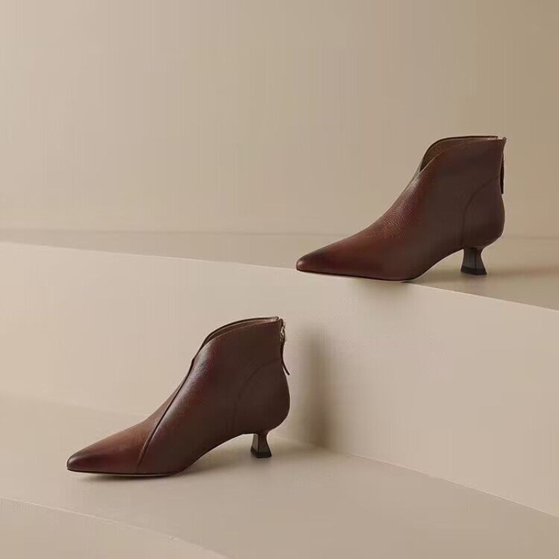Bottines à bout pointu pour fe - Vintage Fashion Ladies avis et prix