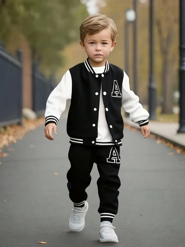 Ensemble deux pièces veste uni - Varsity Jacket Wool avis et prix