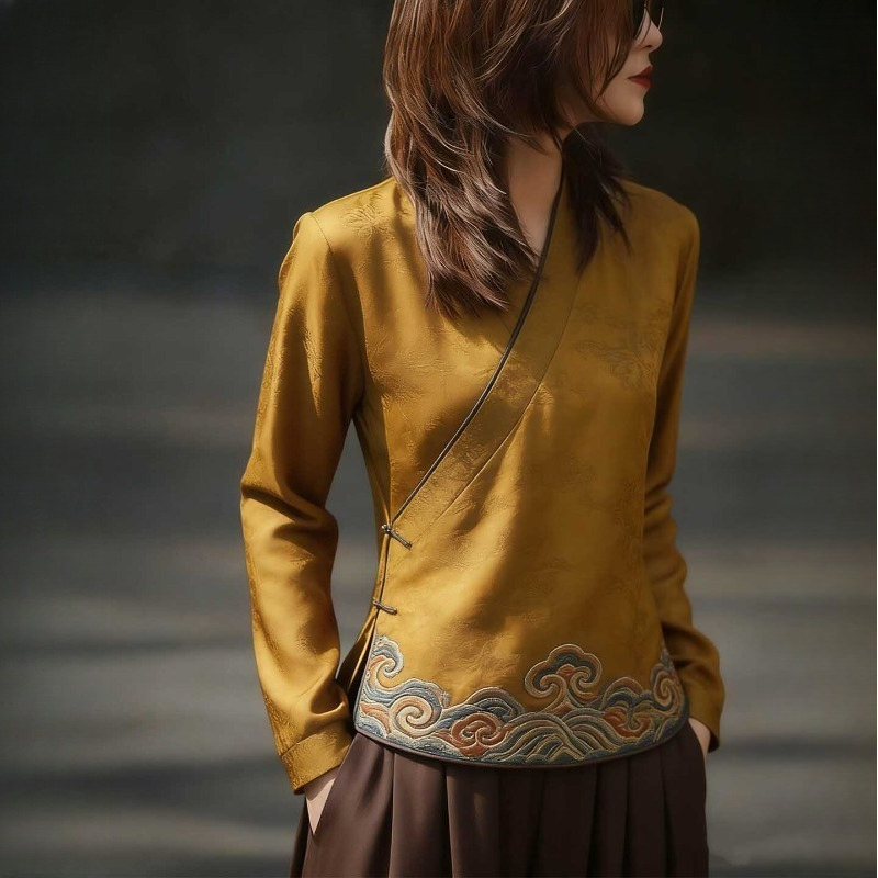 Chemisiers pour femmes de styl - Vintage Fashion In Chinese avis et prix
