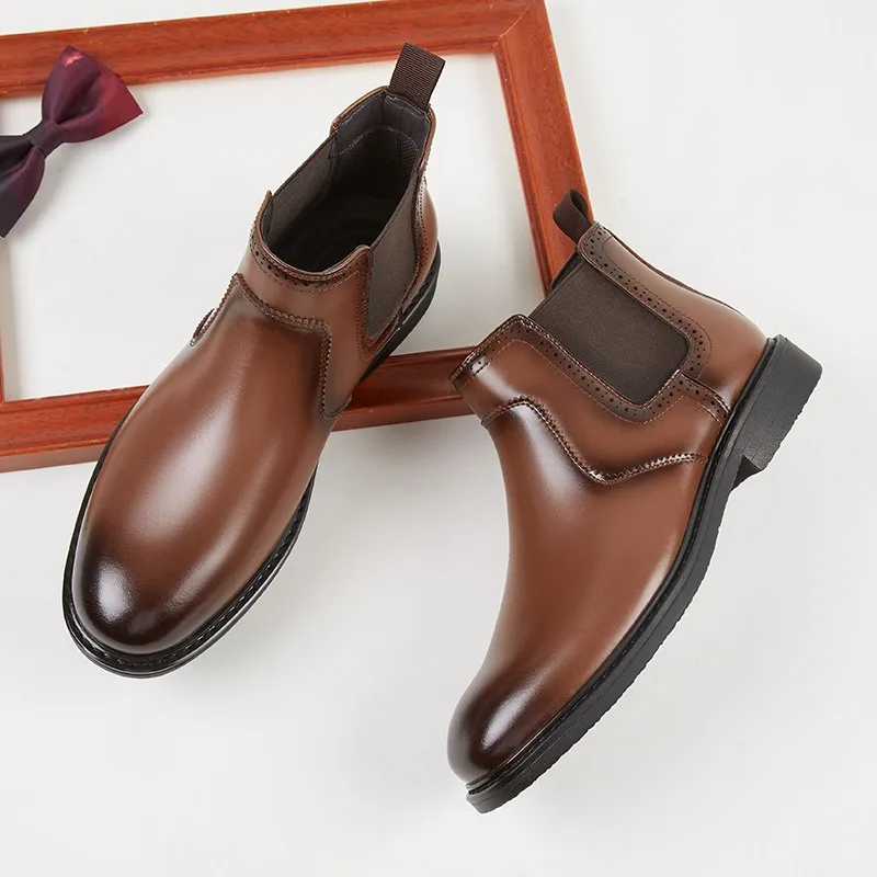 Bottes Oxford en cuir Vintage  - Vintage Fashion Mens avis et prix
