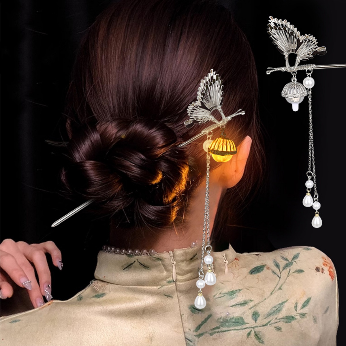 Épingle à cheveux à fleurs lum - Vintage Fashion In Chinese avis et prix