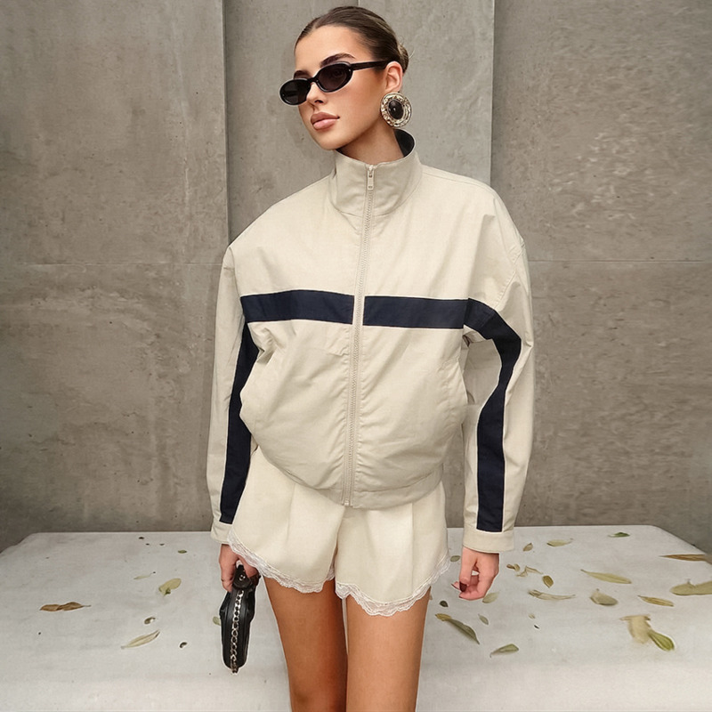 Veste coupe-vent color block p - Vintage Windbreaker Nylon avis et prix