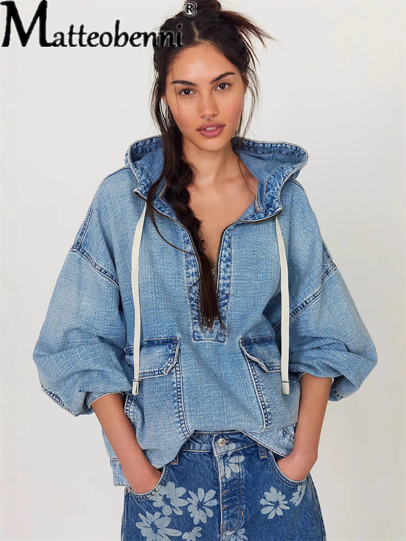 Mode décontracté lavé Denim co - Vintage Fashion Drawings avis et prix
