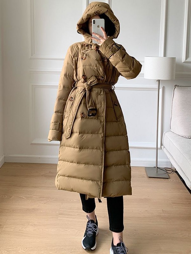 Pardessus à capuche ceinturé à - Vintage Windbreaker Nylon avis et prix