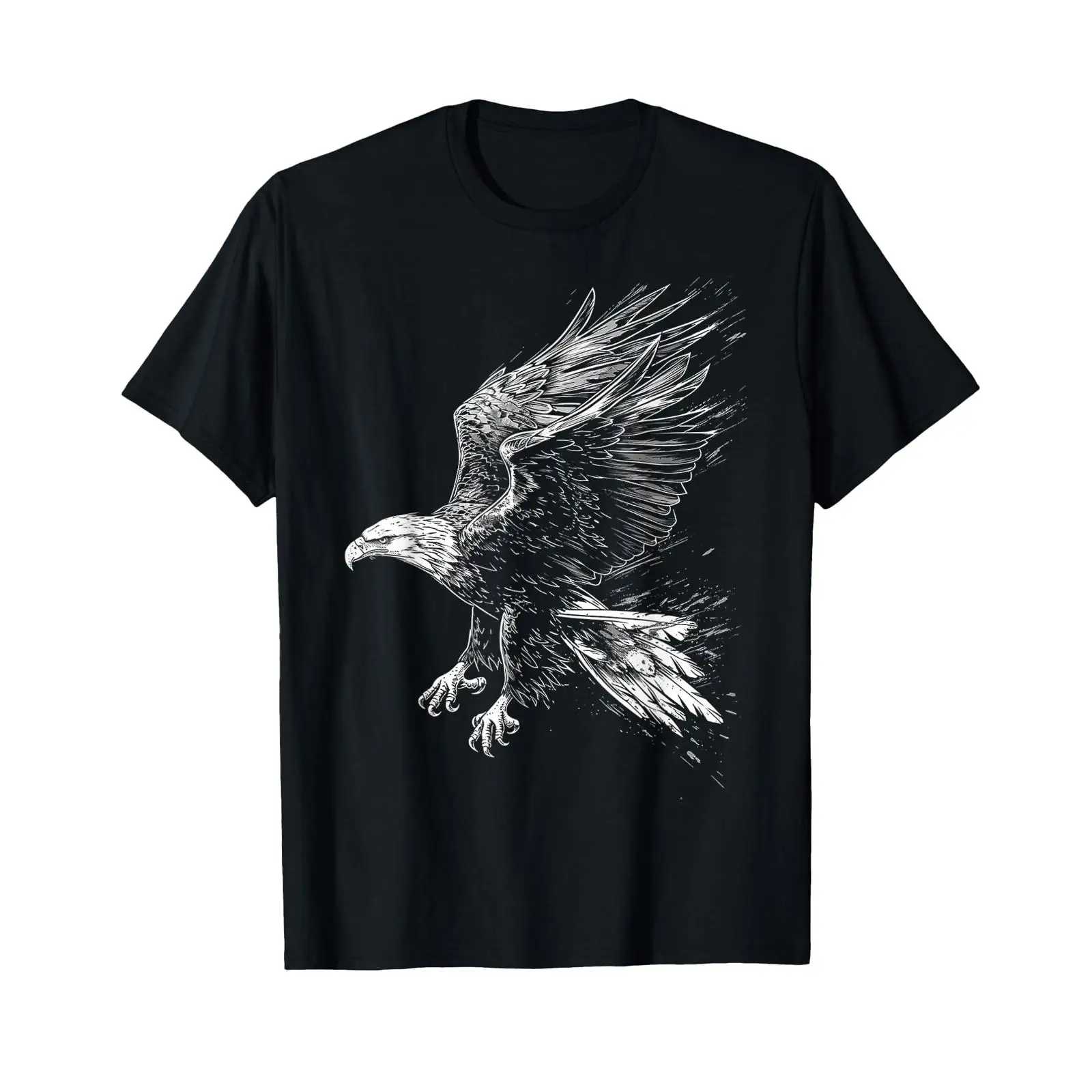 T-shirt noir vintage délavé av - Vintage Fashion Drawings avis et prix