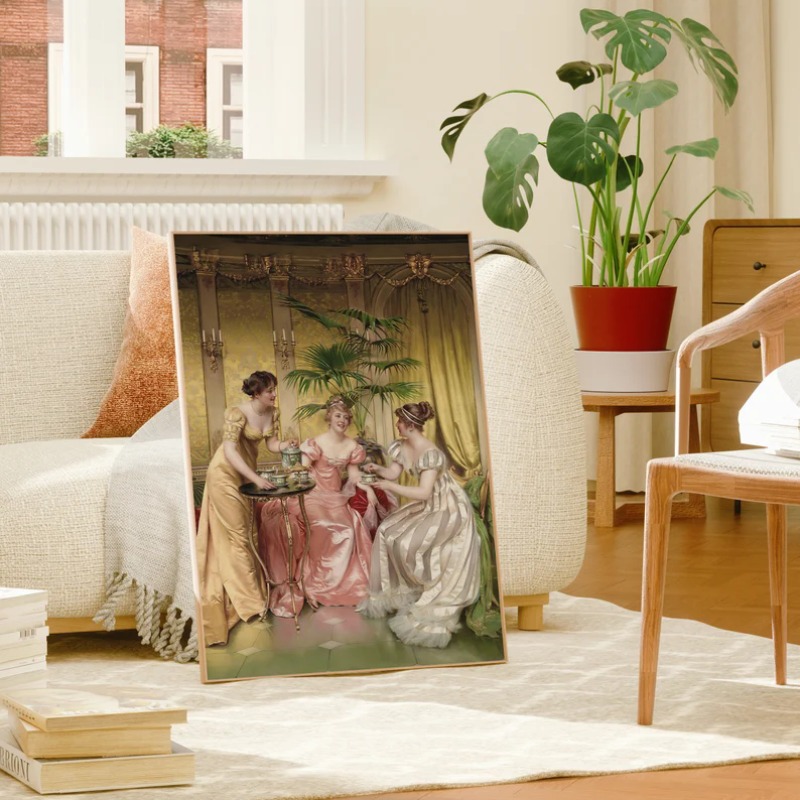 Affiche de Portrait de femmes  - Vintage Fashion Art avis et prix